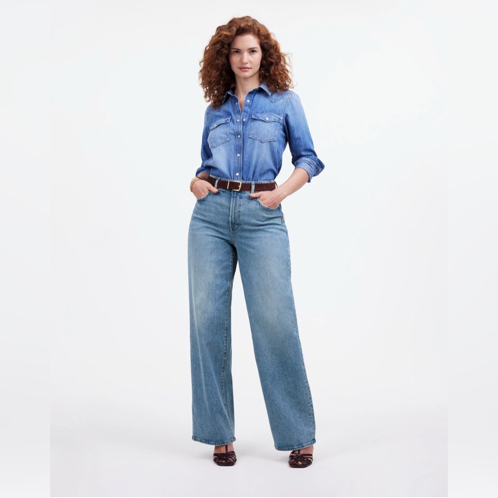 Madewell The Curvy Perfect Vintage Wide-Leg Jean
